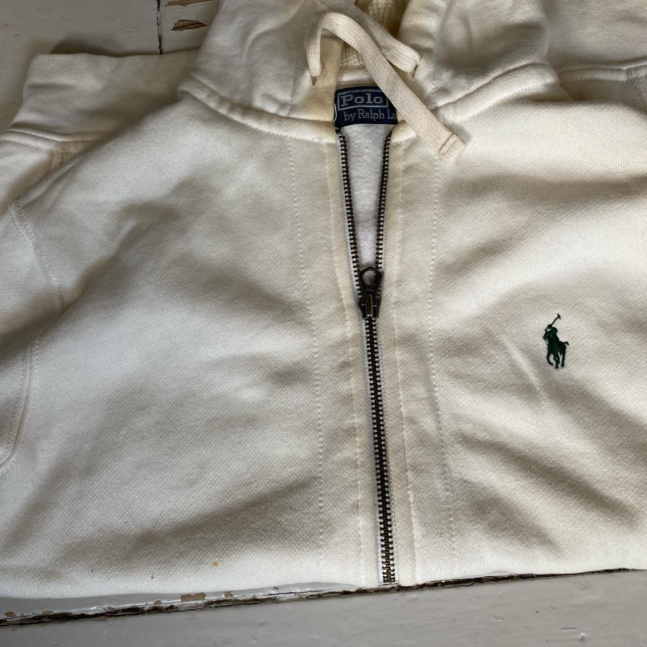 Ralph Lauren Polo Cream Hoodie (Medium)