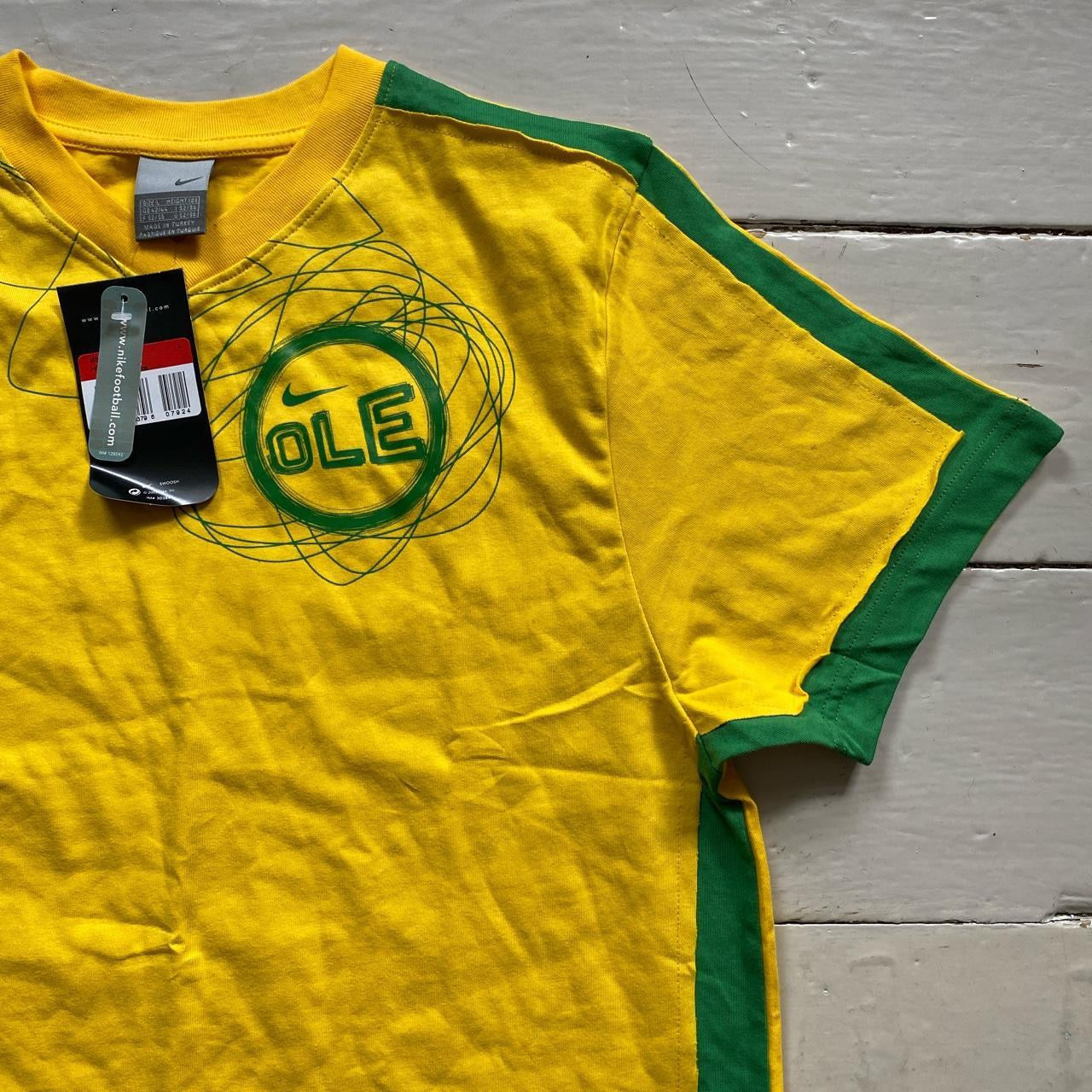 Nike Olé Vintage Brazil T Shirt (Large)