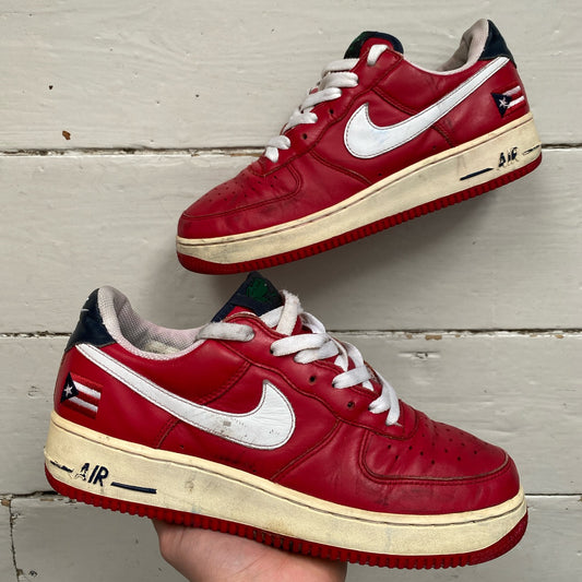 Nike Air Force 1 Puerto Rico Vintage 2003 (UK 8)