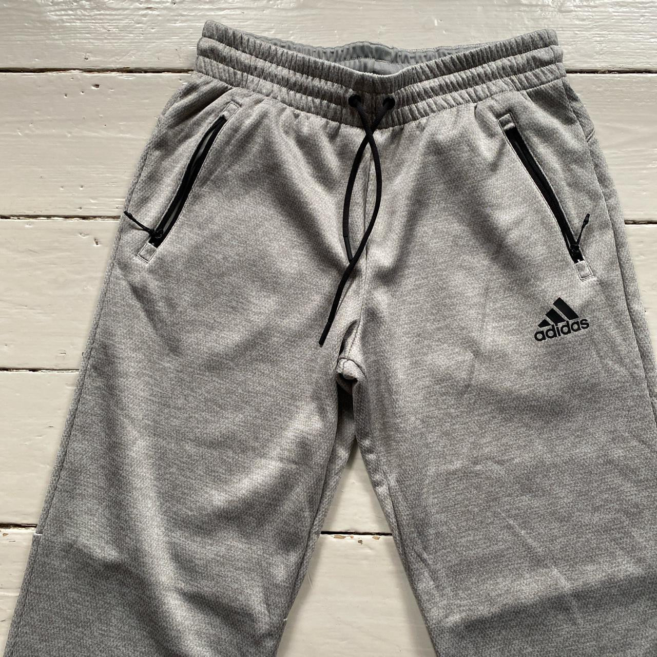 Adidas Grey Joggers (Medium)