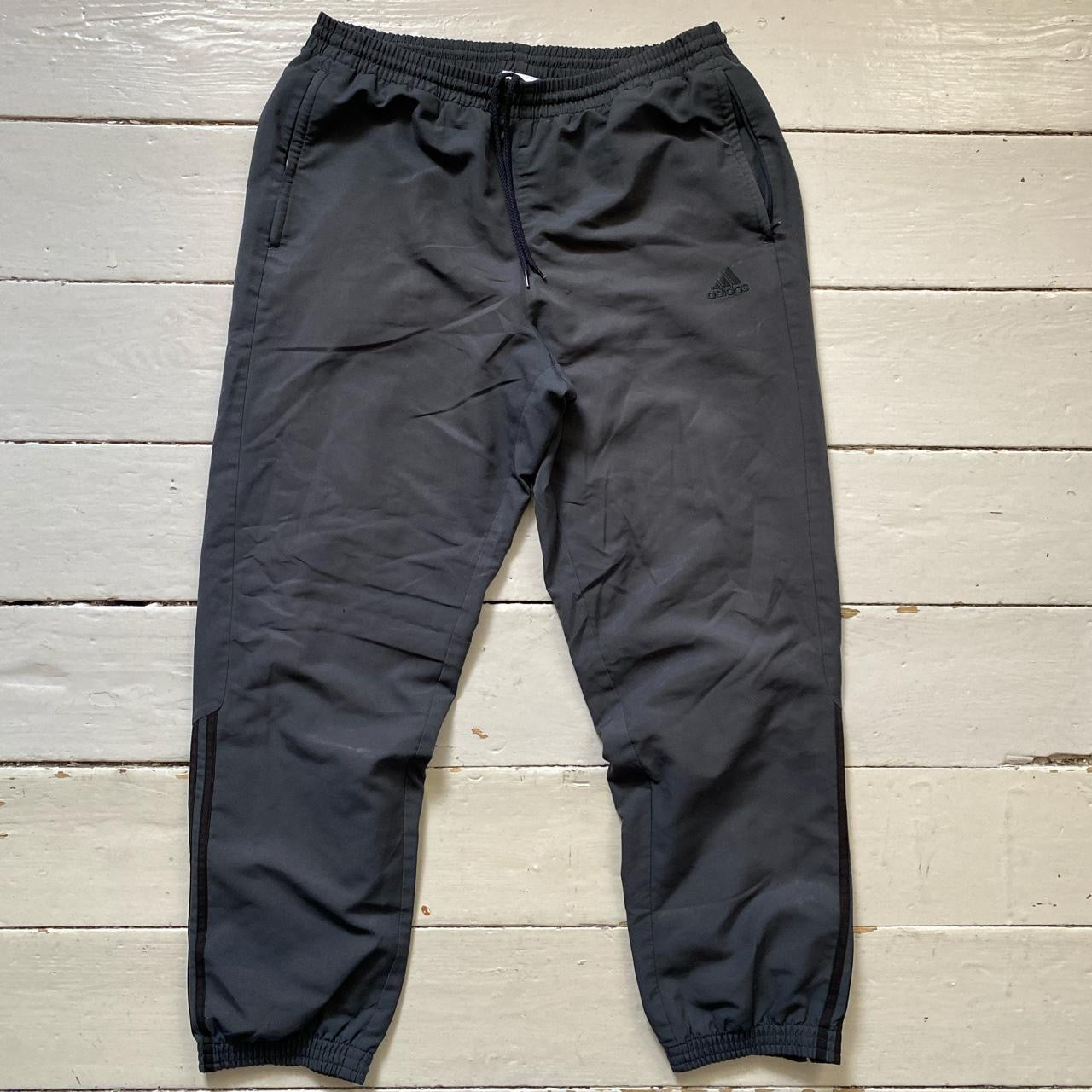 Adidas Grey Shell Bottoms (Large)