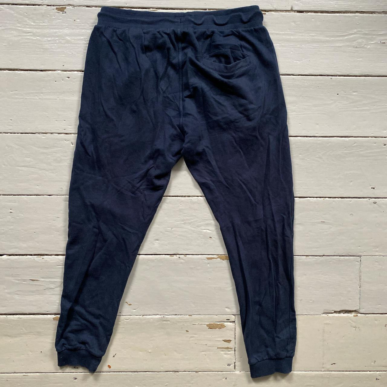 Ed Hardy Navy Spellout Joggers (Small)