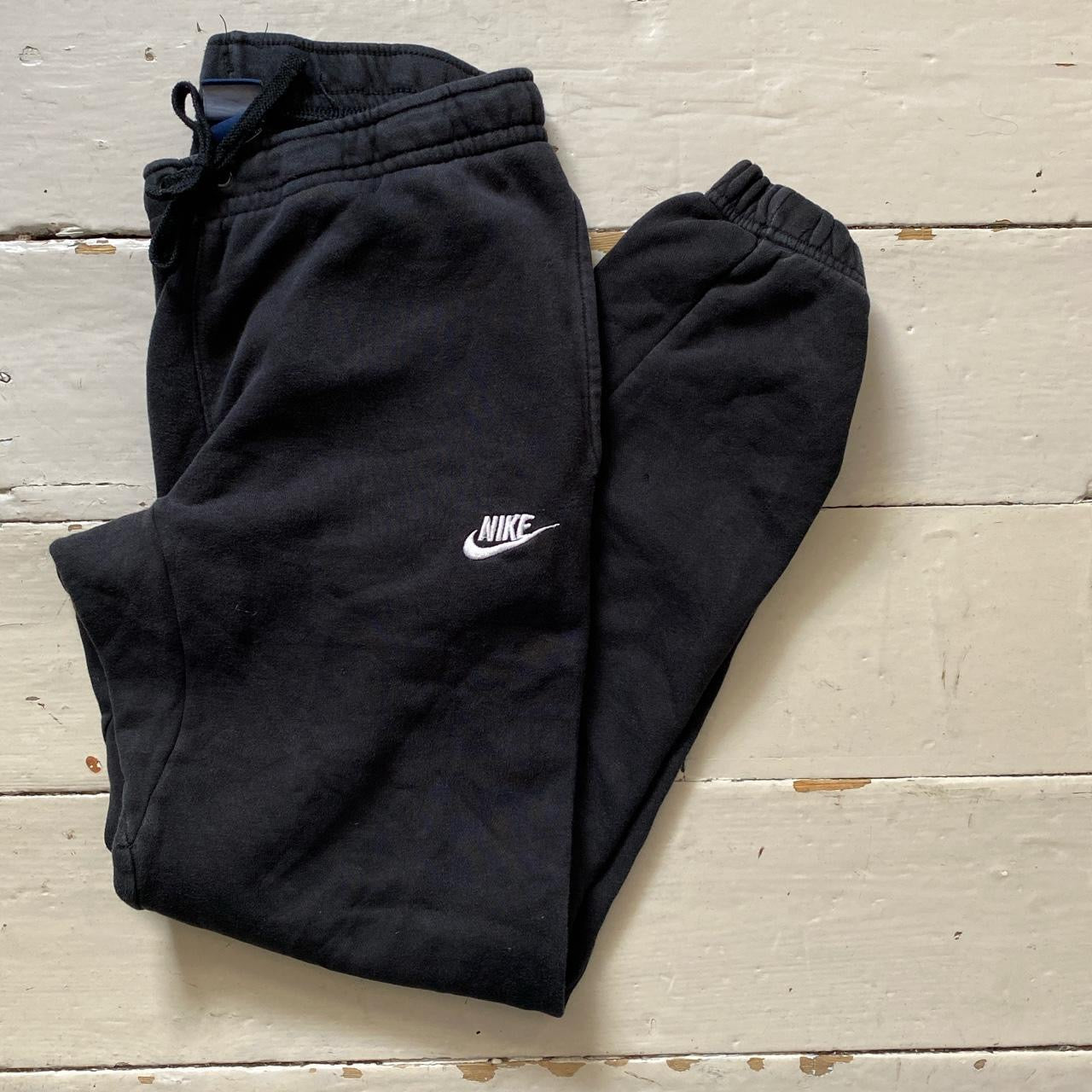 Nike Swoosh Black Joggers (Small)