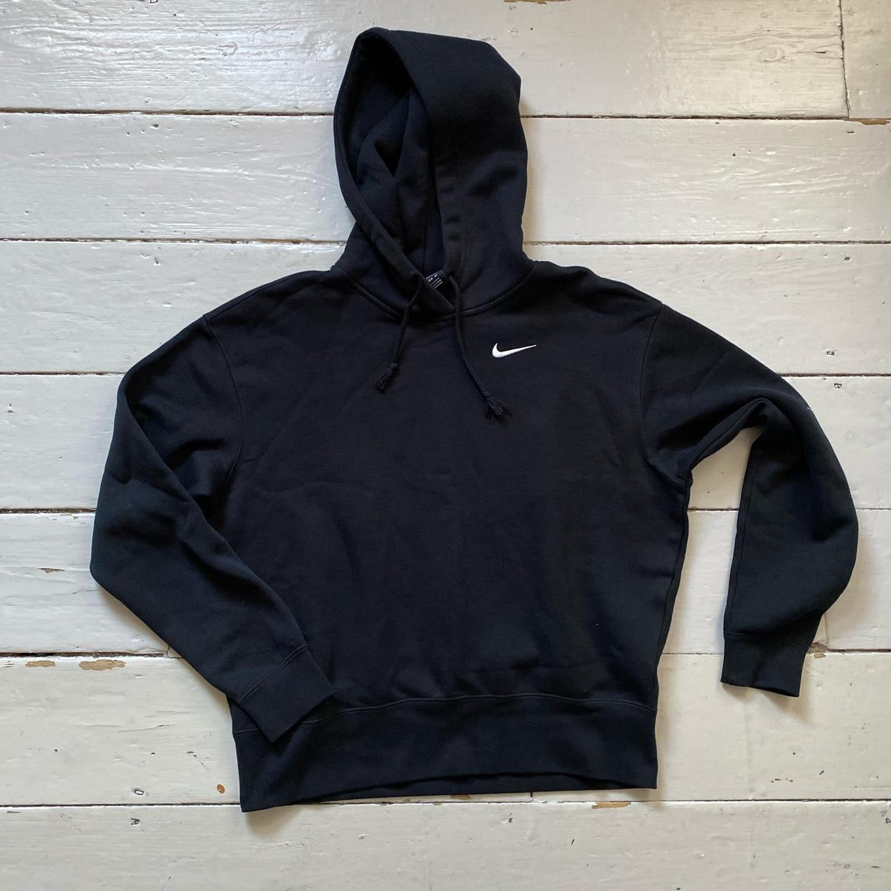 Nike Swoosh Black Hoodie (XS)