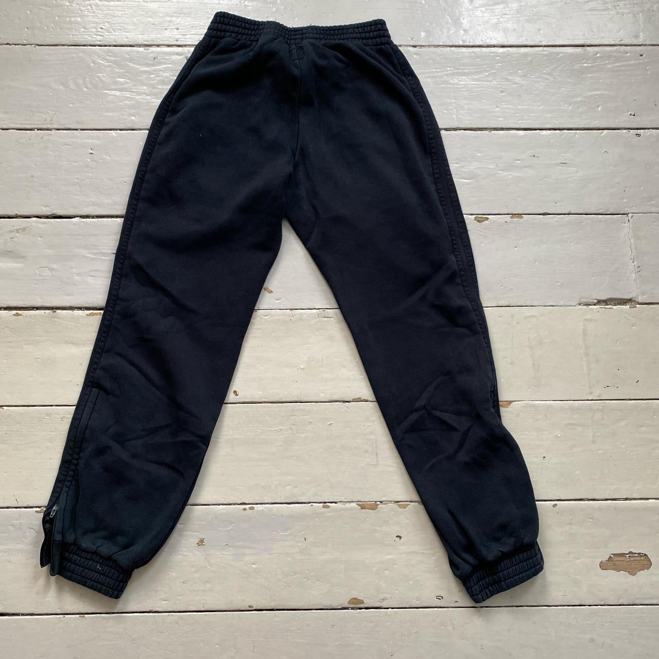Adidas Original Black Joggers (Small)