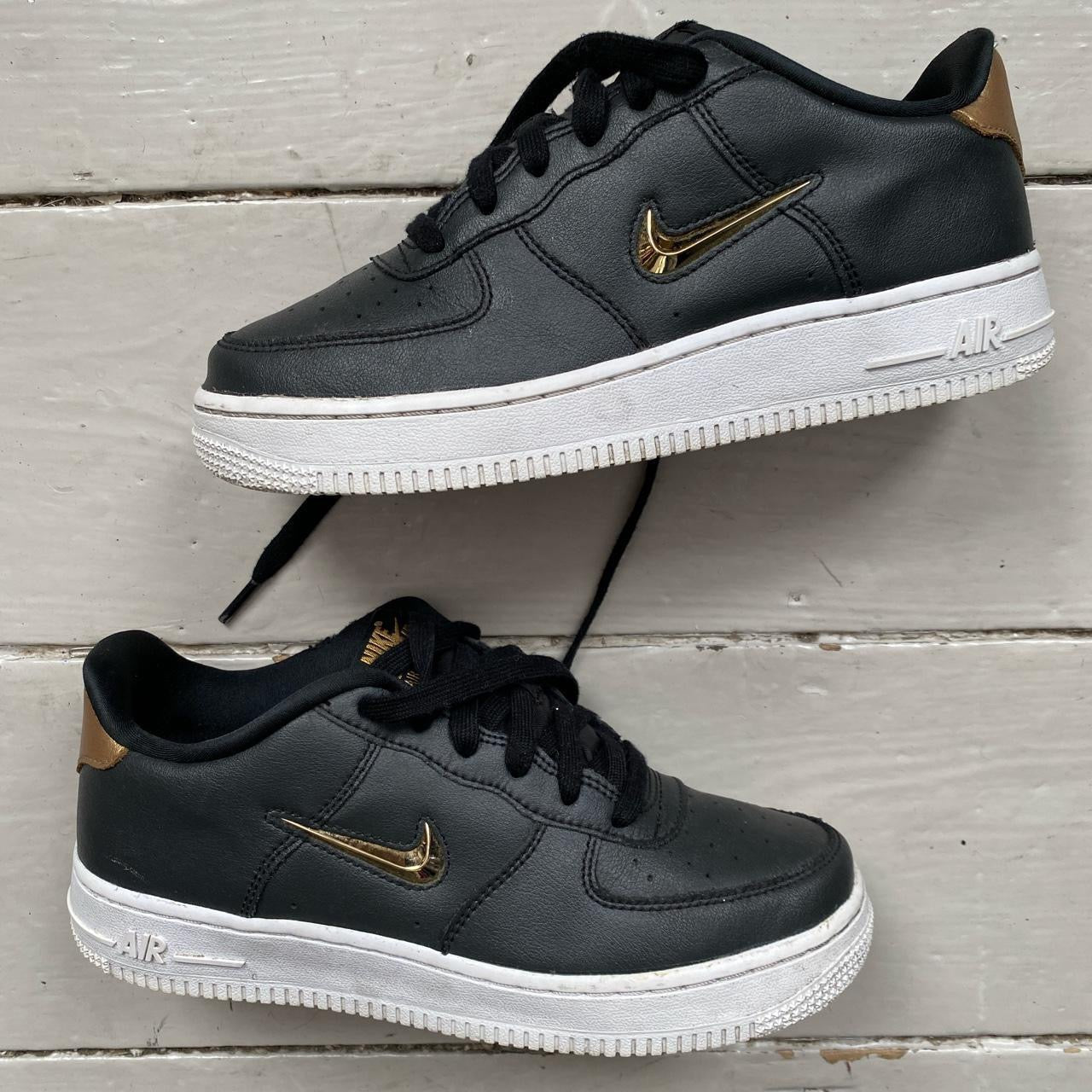 Nike Air Force 1 Black and Gold (UK 5)