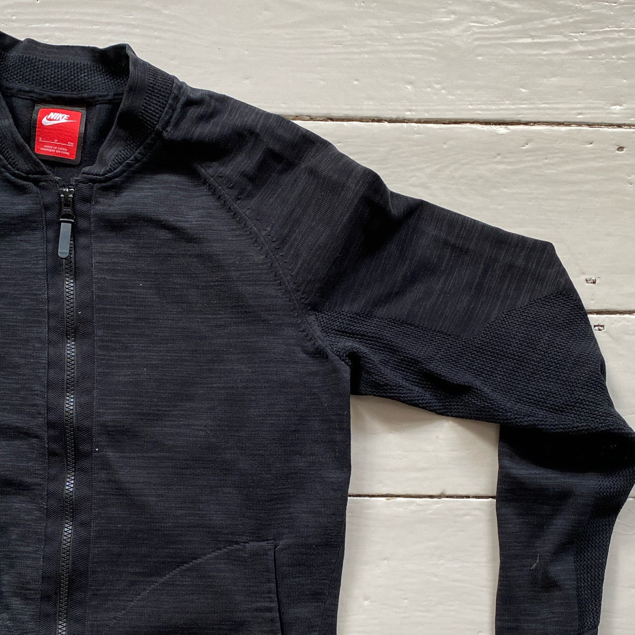 Nike Tech Fleece Black Zip Up (Small)