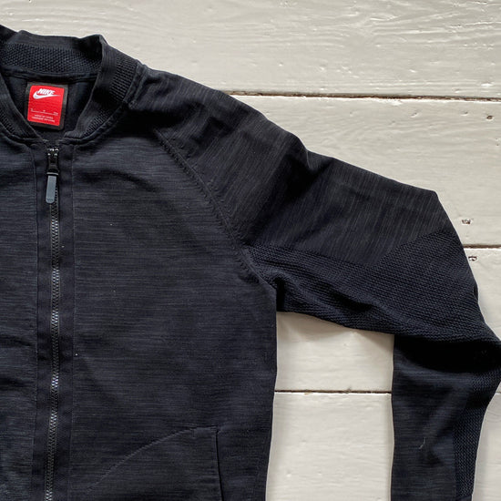 Nike Tech Fleece Black Zip Up (Small)