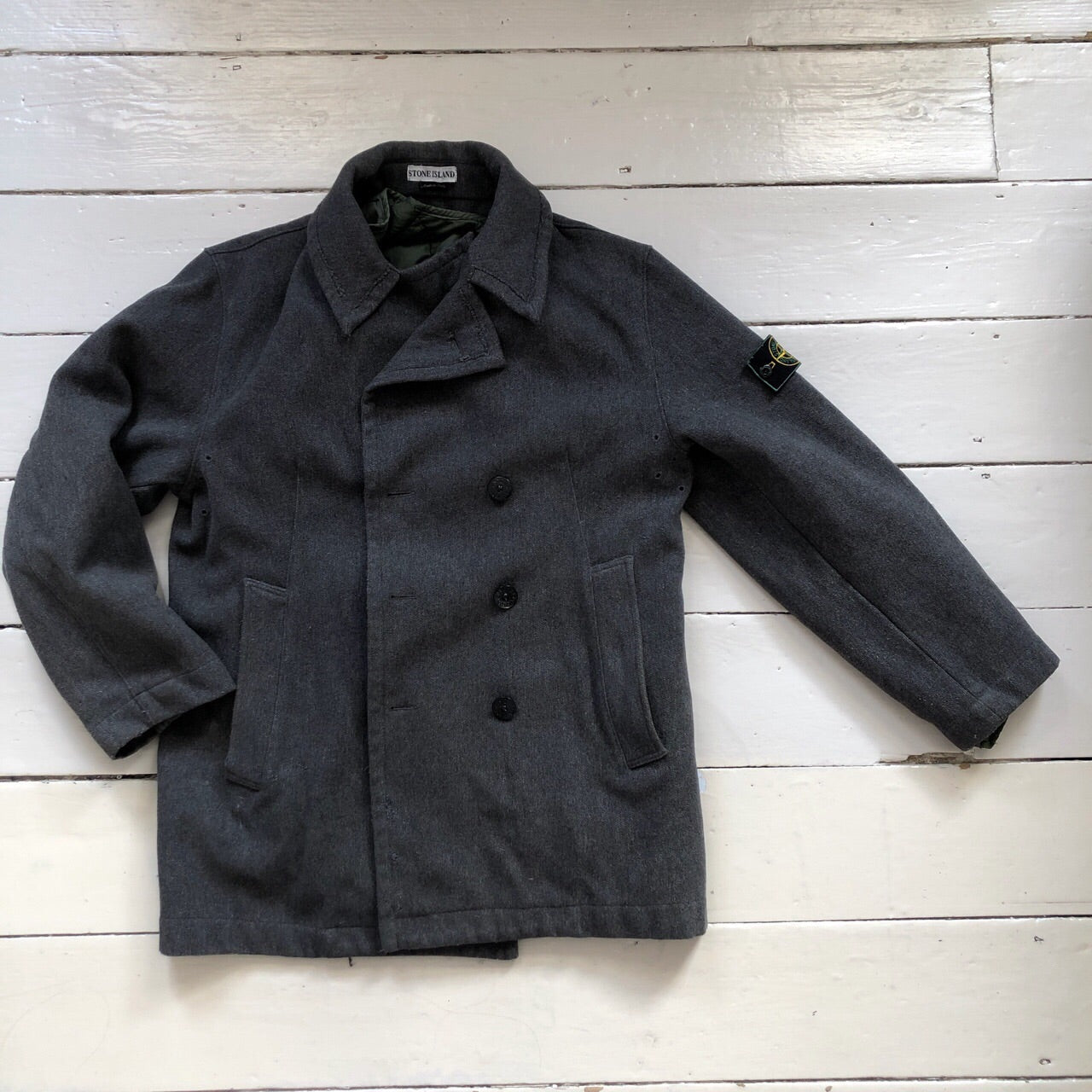 Stone Island Vintage Pea Coat (Medium)