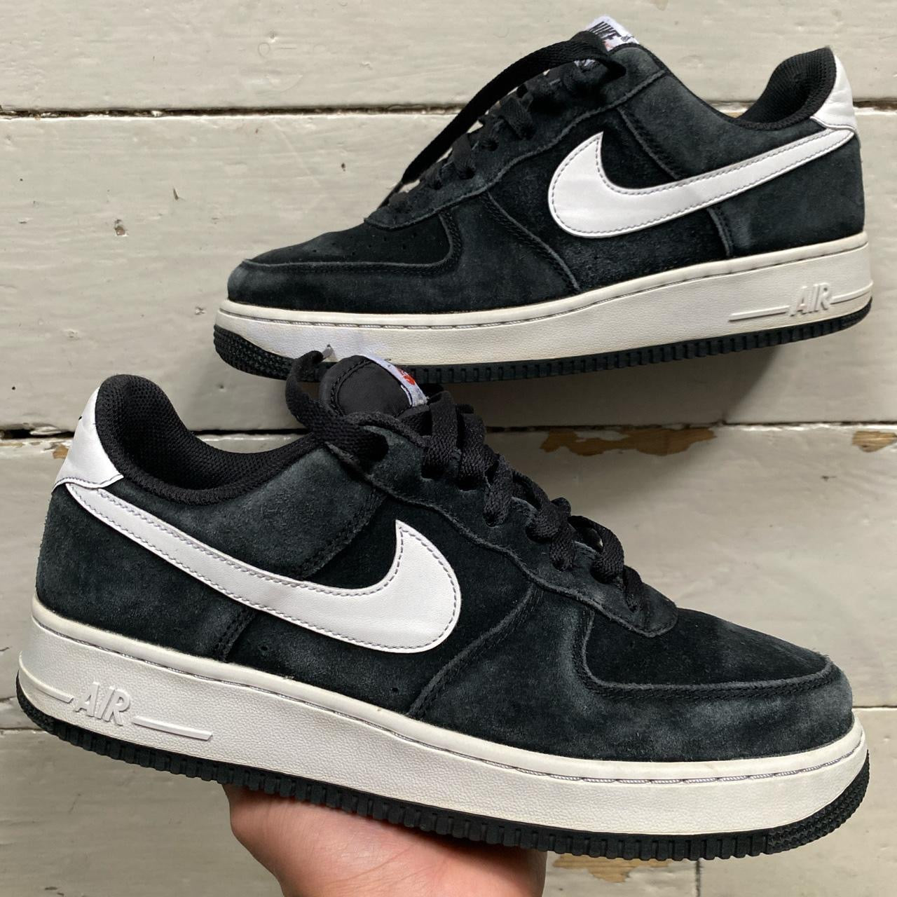 Nike Air Force 1 Black and White (UK 8)