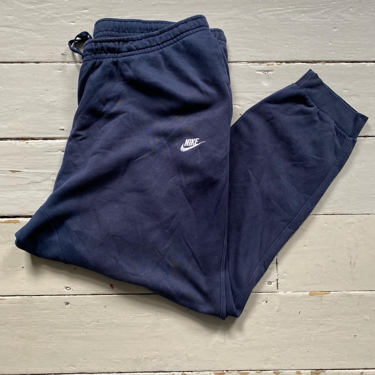 Nike Swoosh Navy Joggers (4XL)