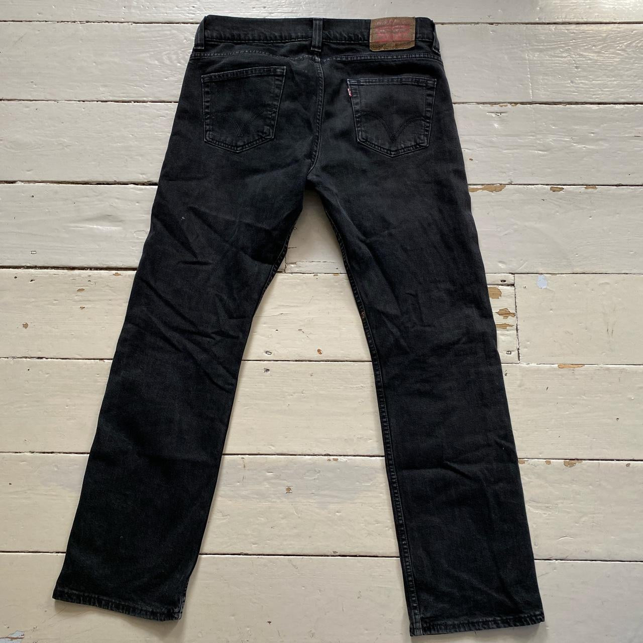 Levis 505 Black Jeans (34/32)