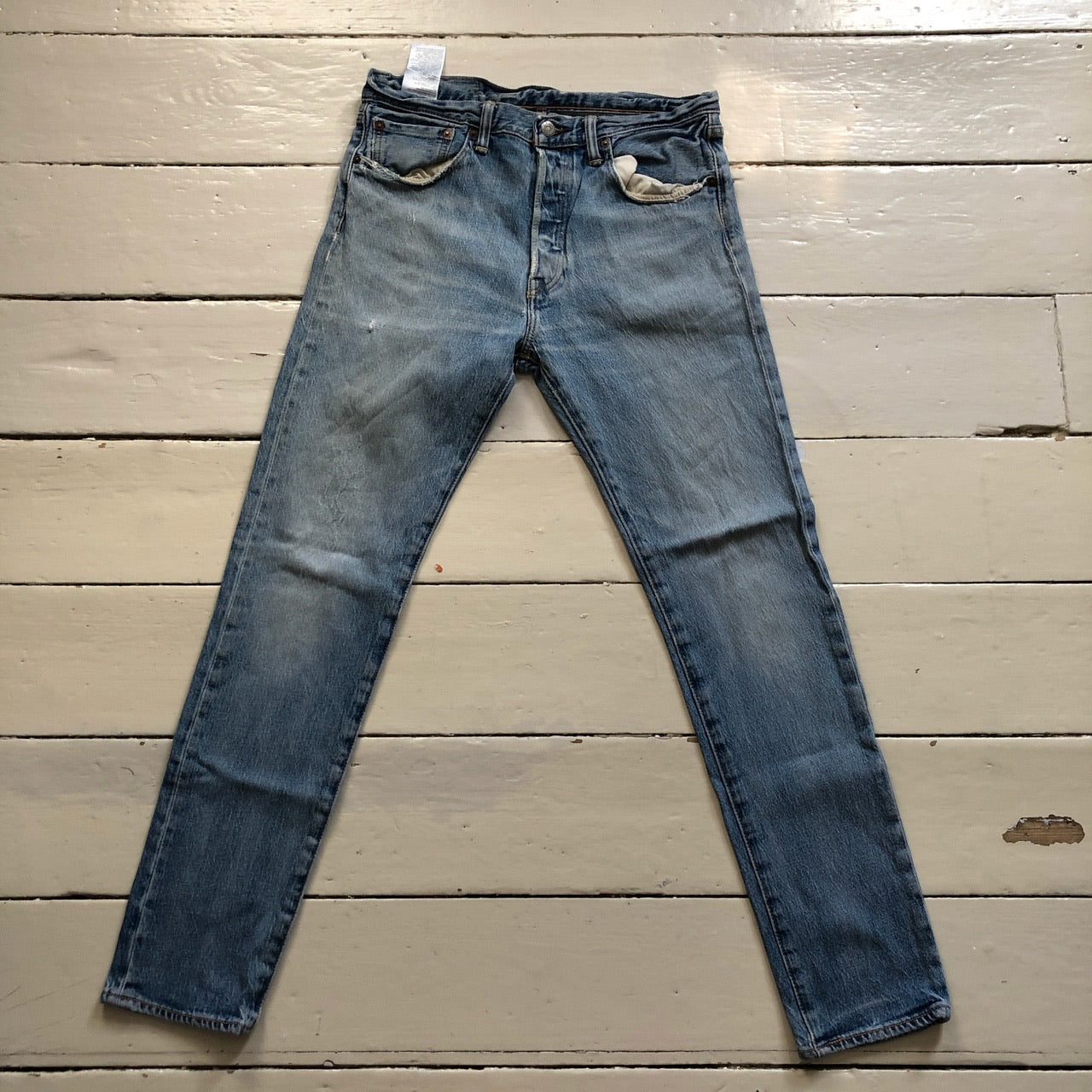 Levis 501 CT Light Wash Jeans (32/32)