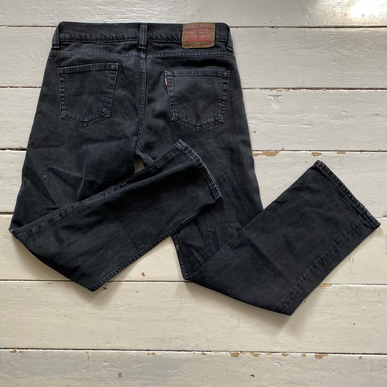 Levis 505 Black Jeans (34/32)