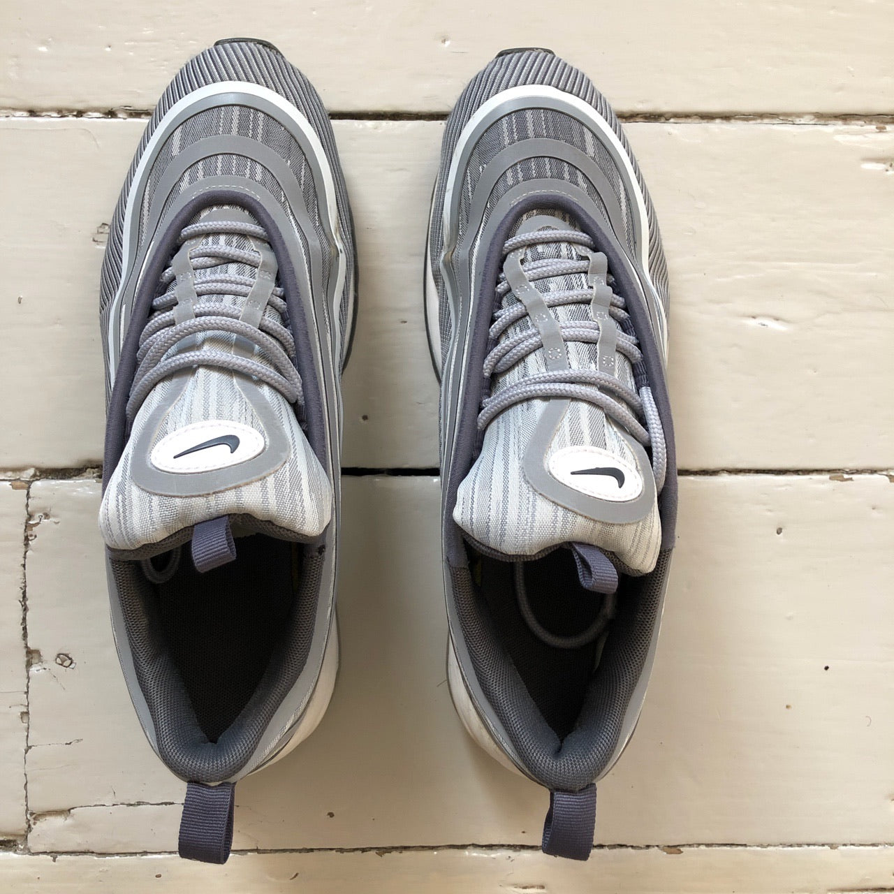 Nike Air Max 97 Silver and White (UK 7.5)