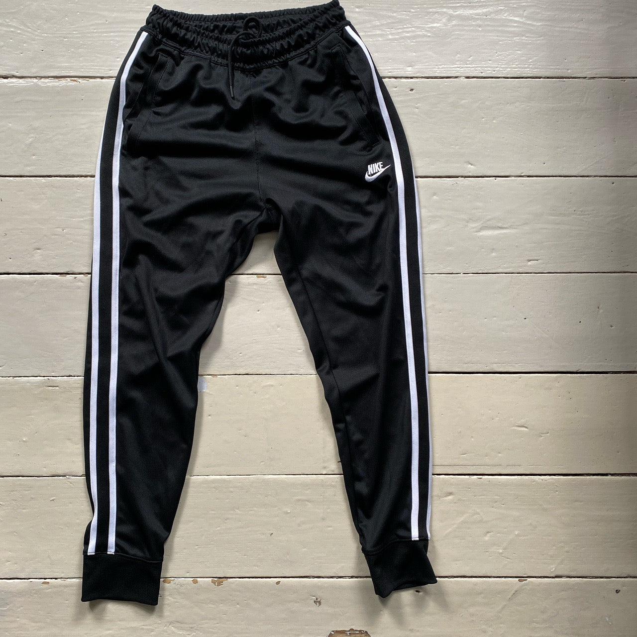 Nike Swoosh Full Black Tracksuit (XS)