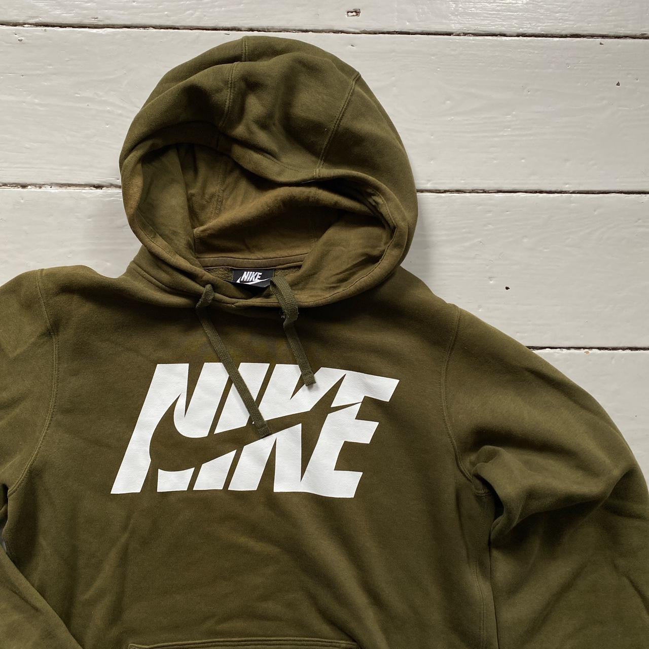 Nike Club Olive Hoodie (Medium)