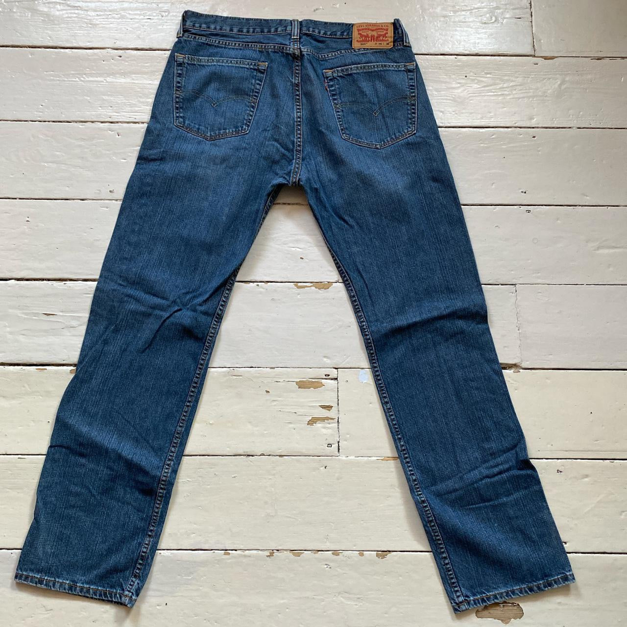 Levis 504 Blue Jeans (36/33)