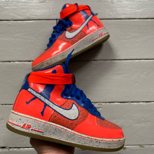 Nike Air Force 1 Rasheed Wallace High Crimson (UK 8.5)