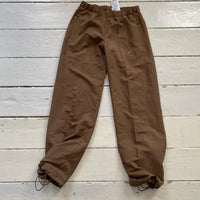 Nike Swoosh Brown Vintage Shell Bottoms (XS)