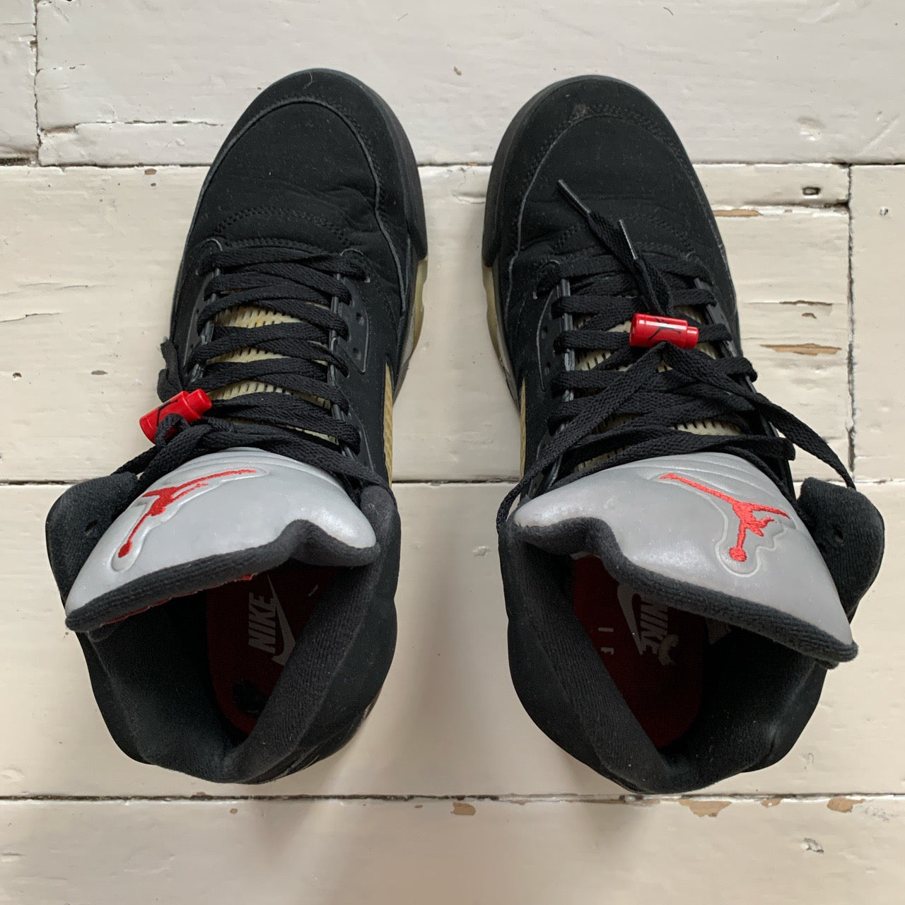 Nike Jordan 5 Metallic Black (UK 11)