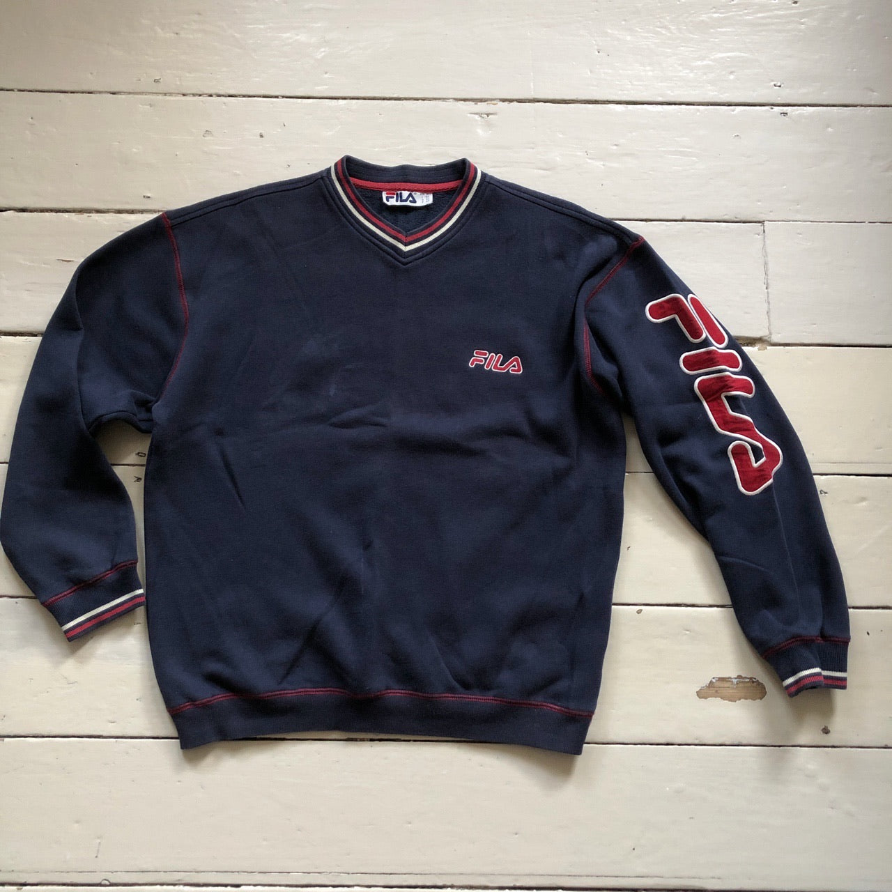 Fila Vintage Spellout Jumper (Medium)