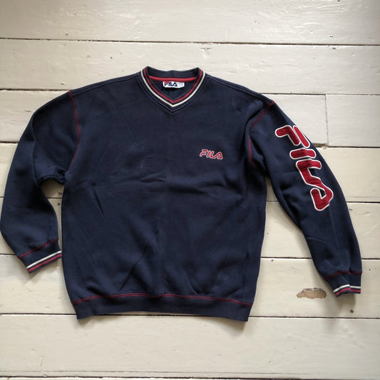 Fila Vintage Spellout Jumper (Medium)