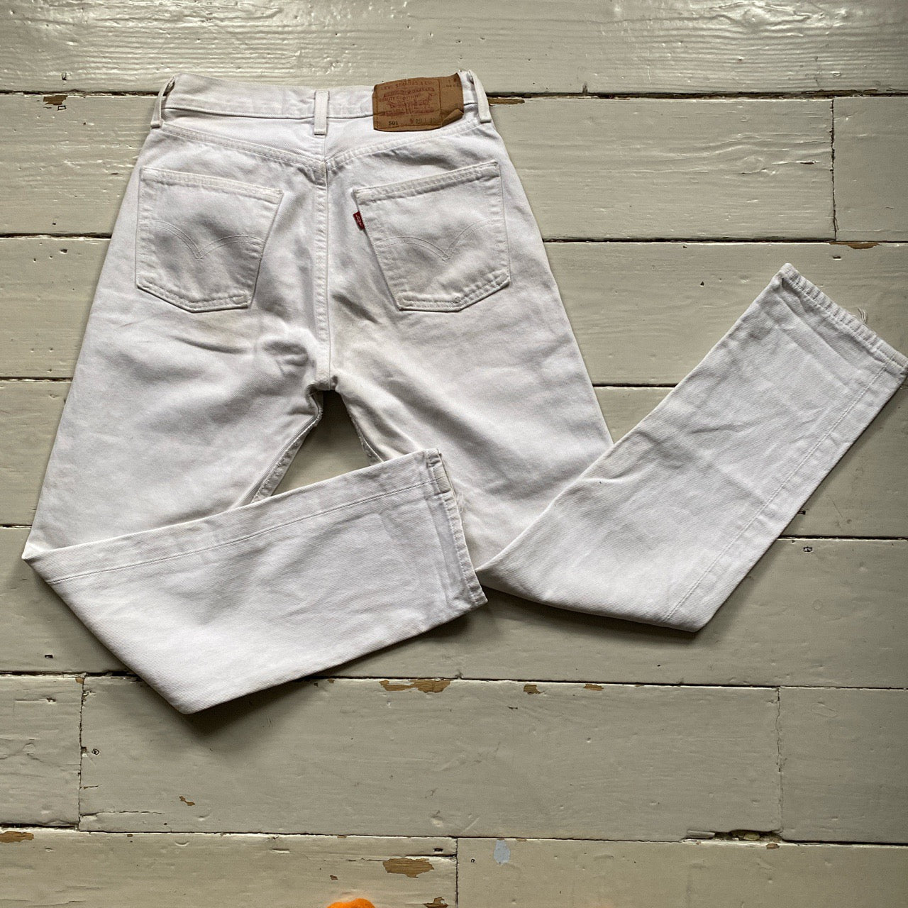 Levis 501 White Jeans (29/30)