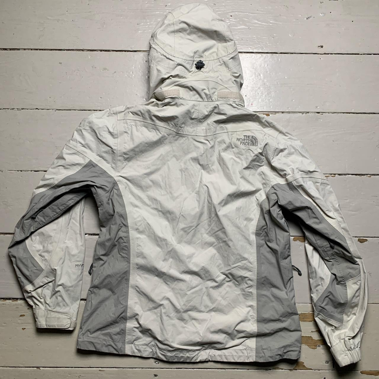 The North Face White Windbreaker (Womens Small)