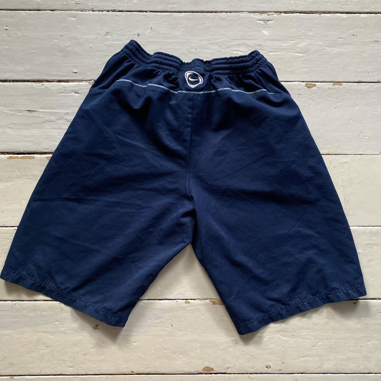 Nike Vintage Swoosh Navy Shorts (Large)