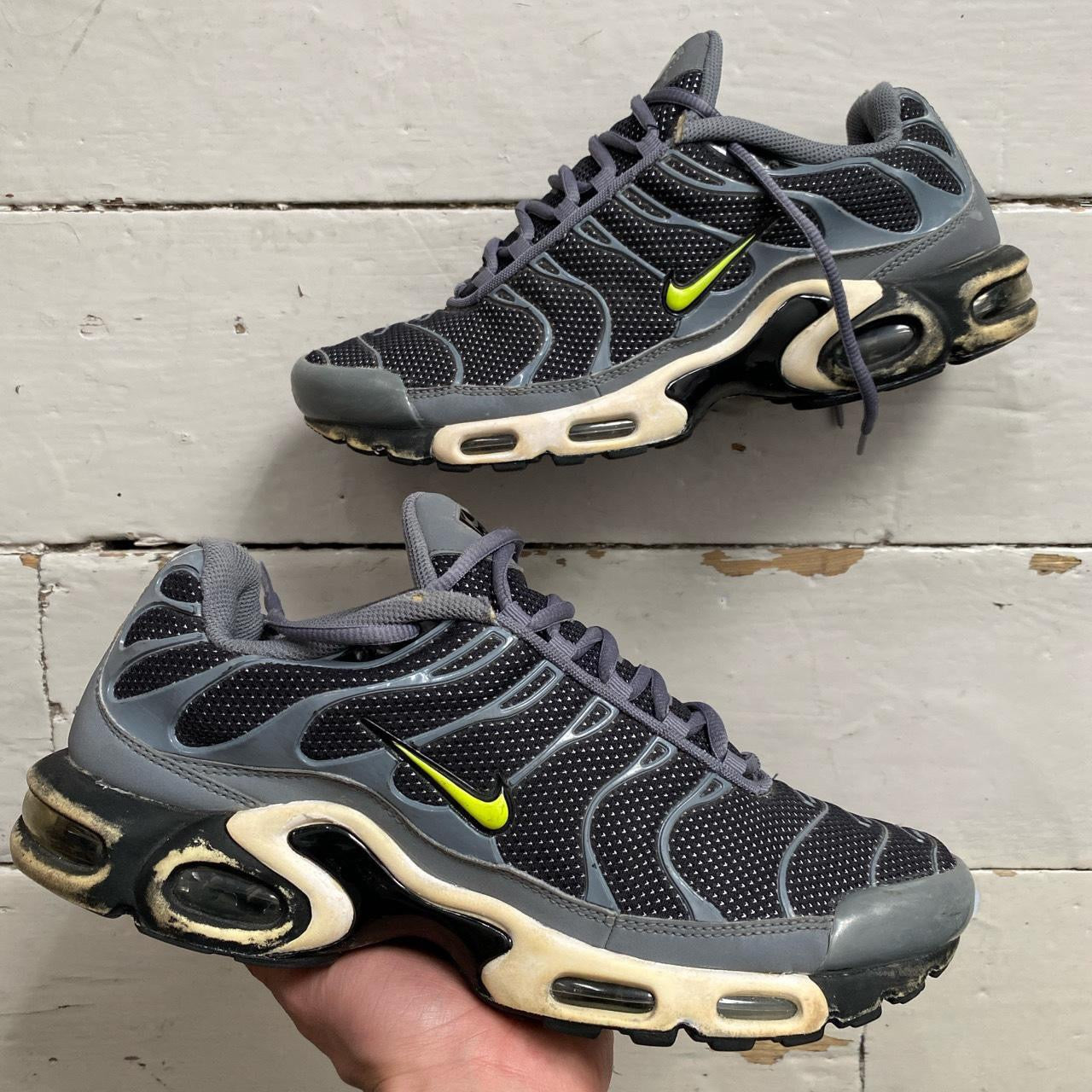 Nike TN Air Max Plus Volt and Grey (UK 10)