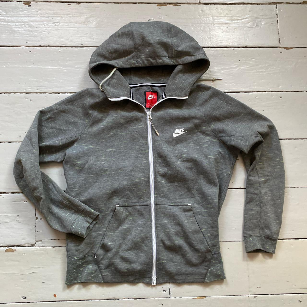 Nike Grey Tech Fleece Hoodie (Medium)