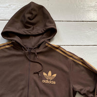 Adidas Brown Hoodie (Large)