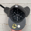 New York Yankees Black Dog Ear Fitted Cap (Size 7)