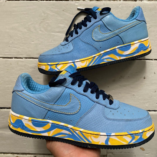 Nike Air Force 1 Vintage Light Blue (UK 8.5)