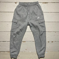 Nike Swoosh Grey Cargo Joggers (XS)