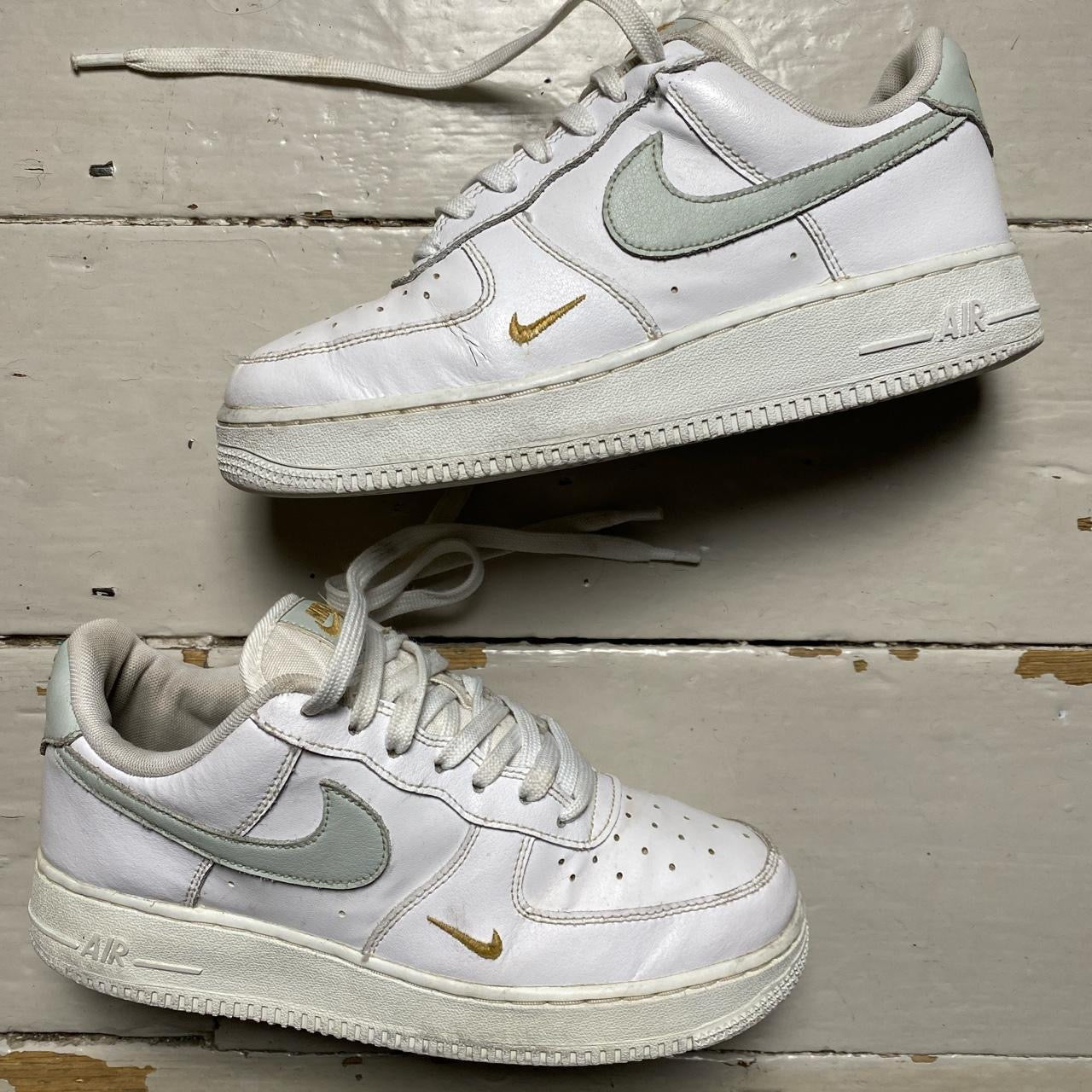 Nike Air Force 1 White and Grey (UK 5.5)