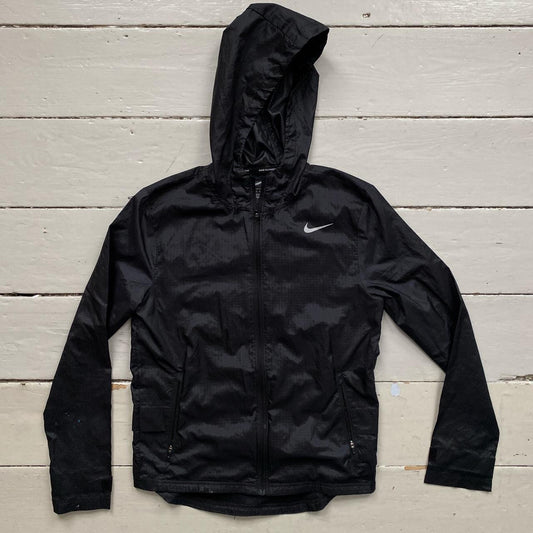 Nike Running Black Windbreaker (XS)