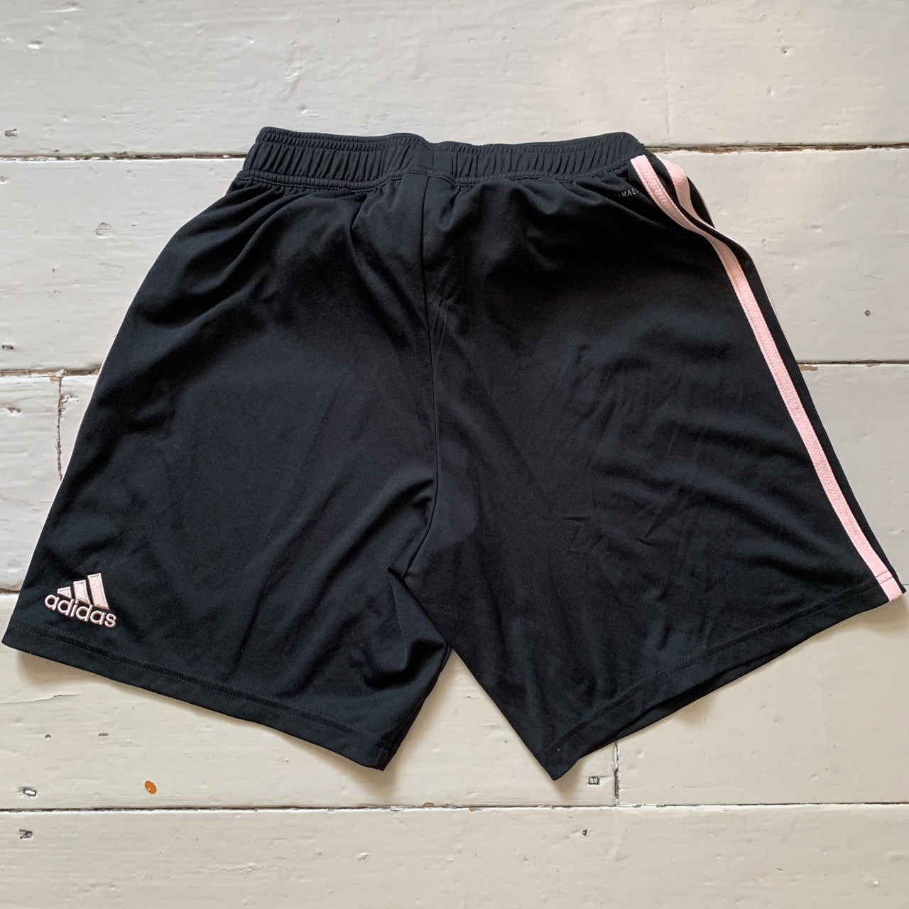 Adidas Manchester United Pink and Black Shorts (Small)