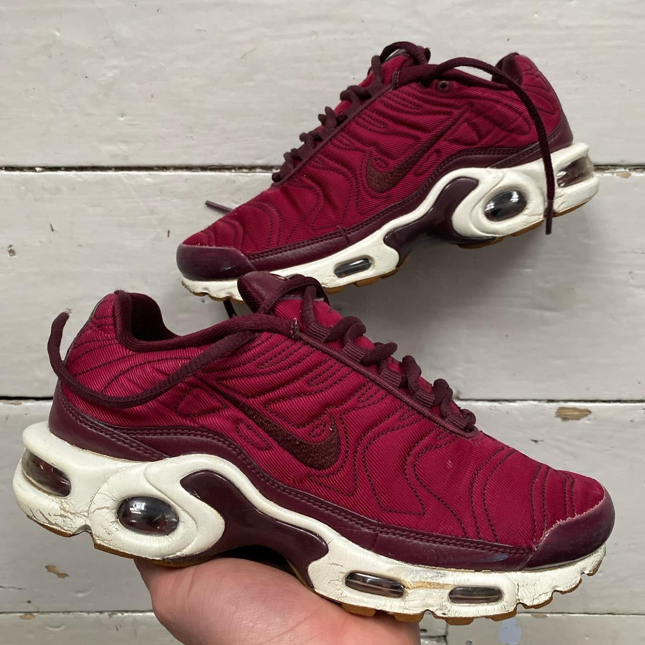 Nike TN Air Max Plus Red Burgundy (UK 3.5)