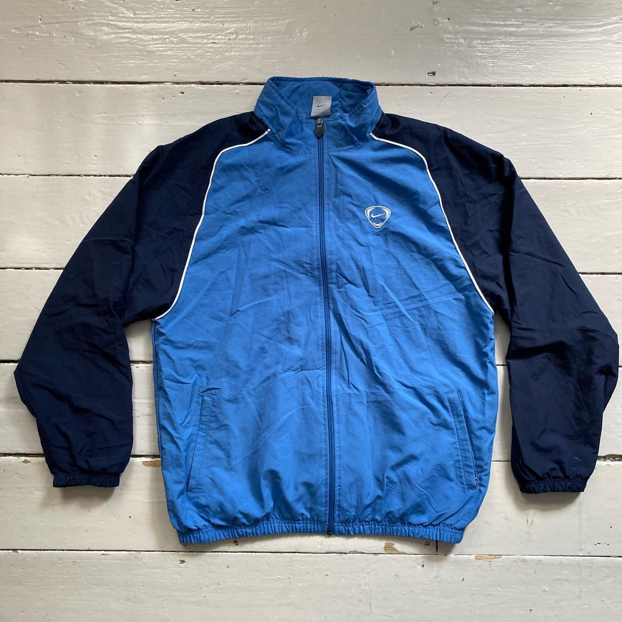 Nike Vintage Blue Tracksuit Shell Jacket (Large)
