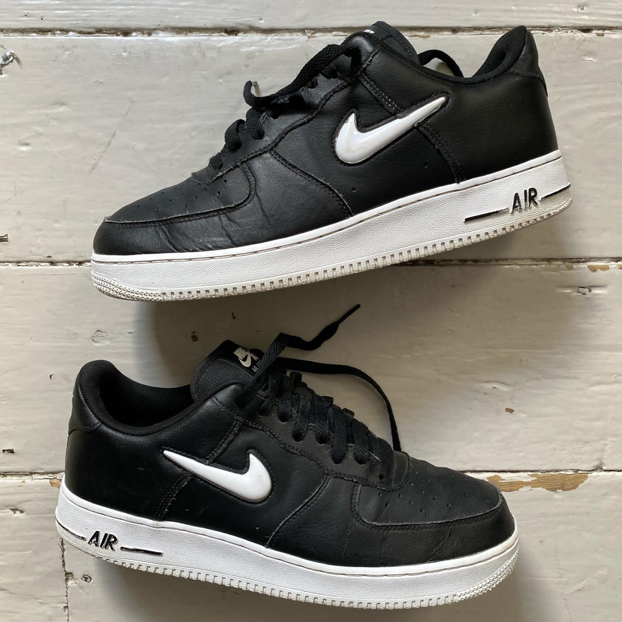 Nike Air force 1 Jewel Black and White (UK 9.5)