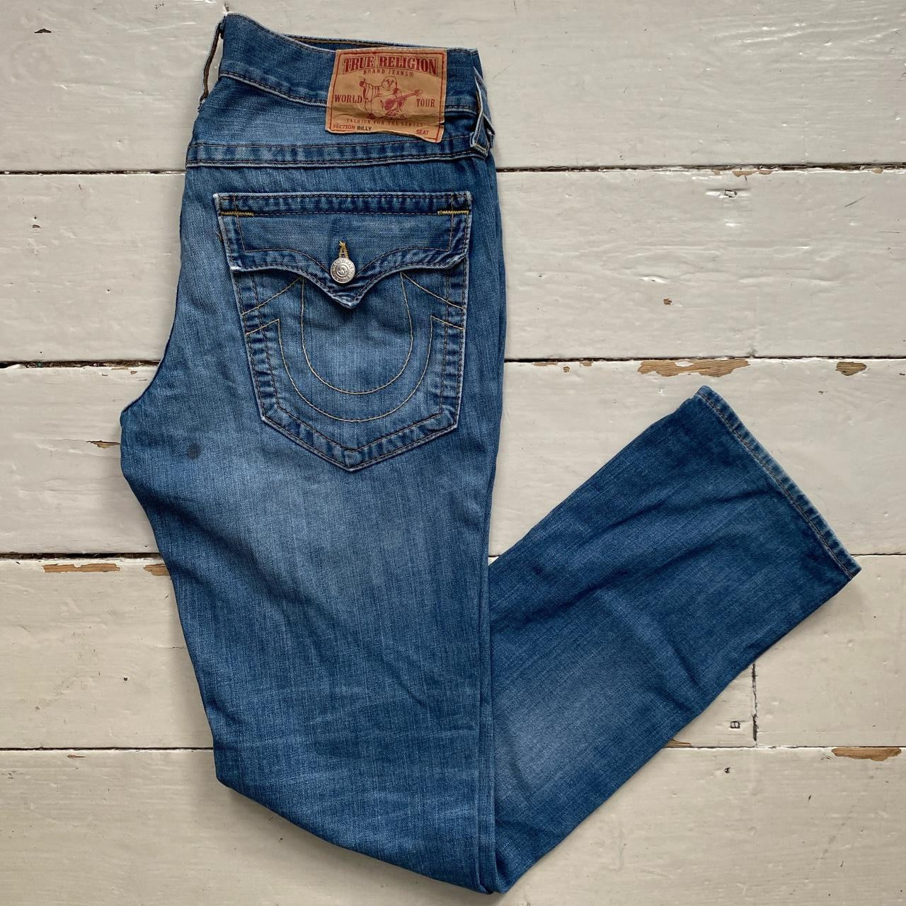 True Religion Billy Navy Jeans (33/34)