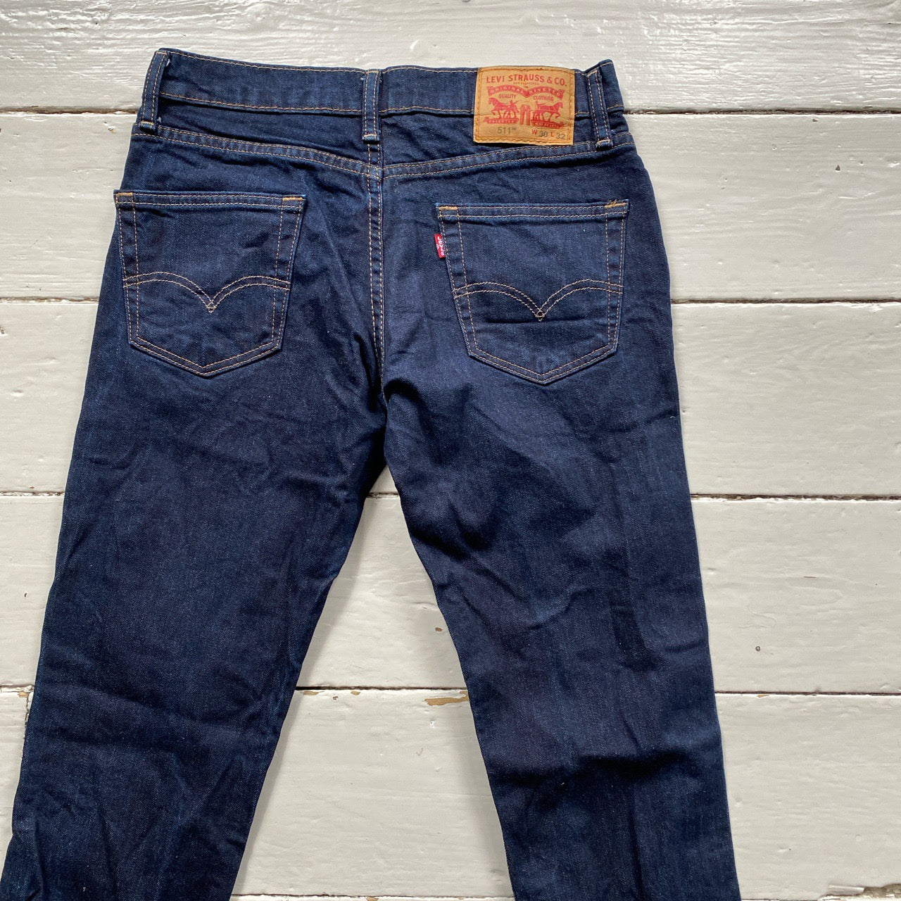 Levis Slim 511 Navy Jeans (30/32)