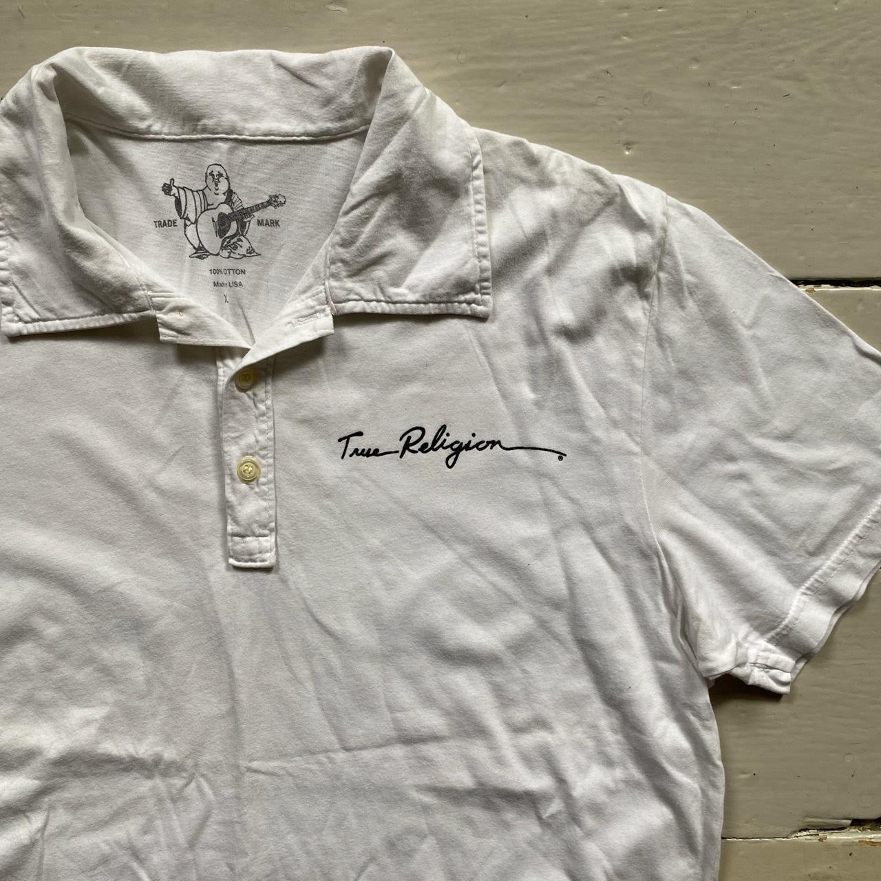 True Religion Polo Shirt White (XL)
