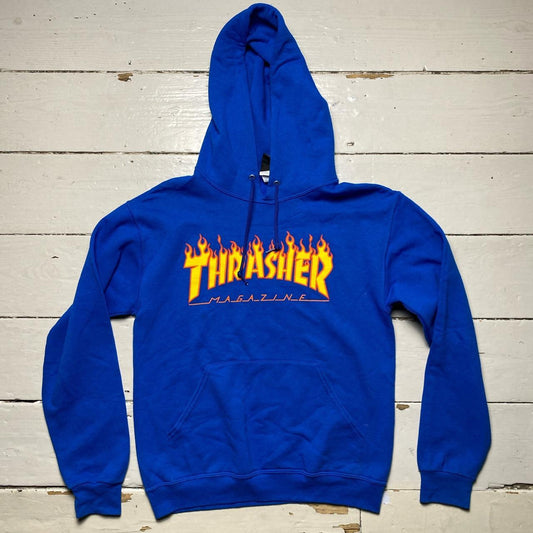 Thrasher Hoodie Blue (Small)