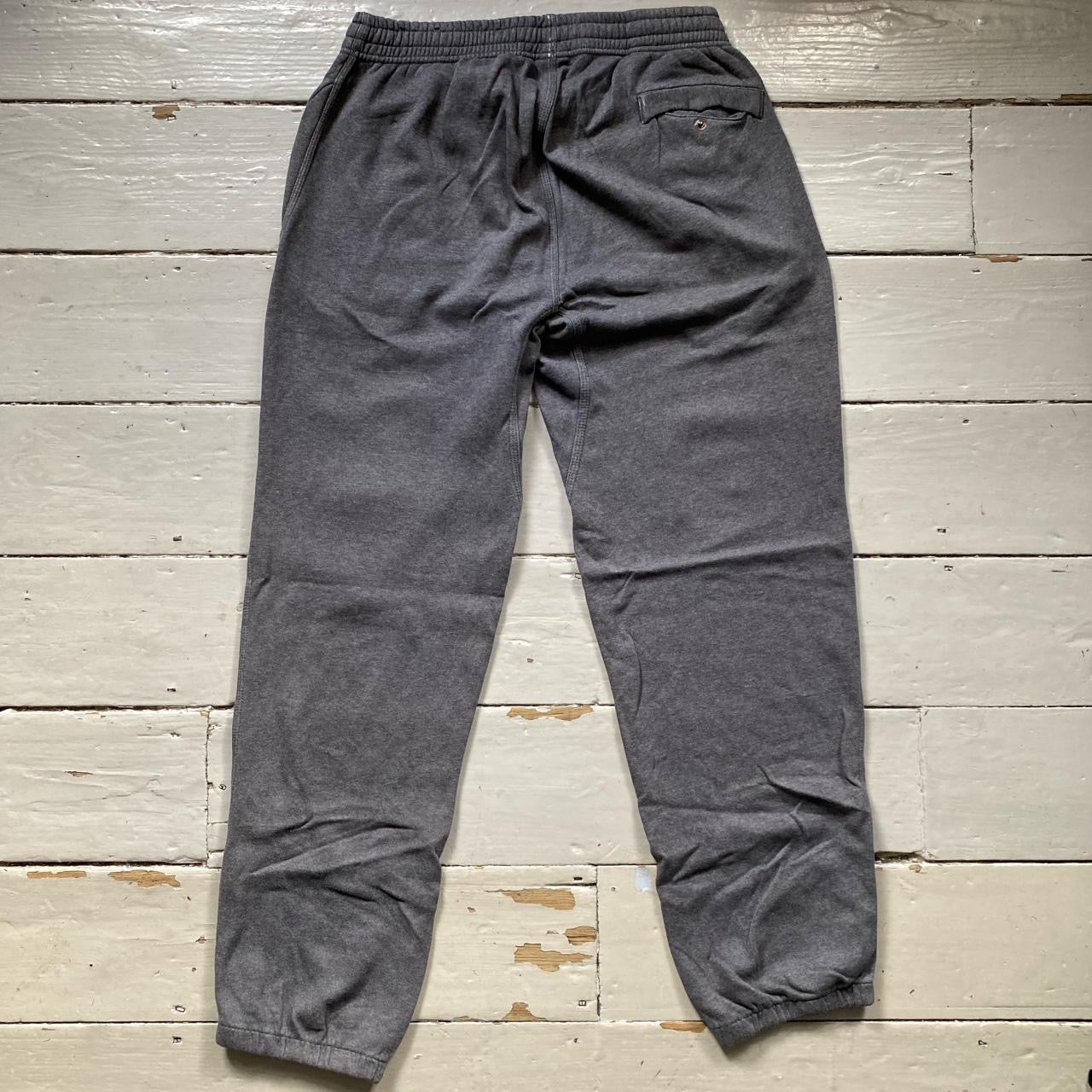 Nike Swoosh Grey Joggers (Medium)