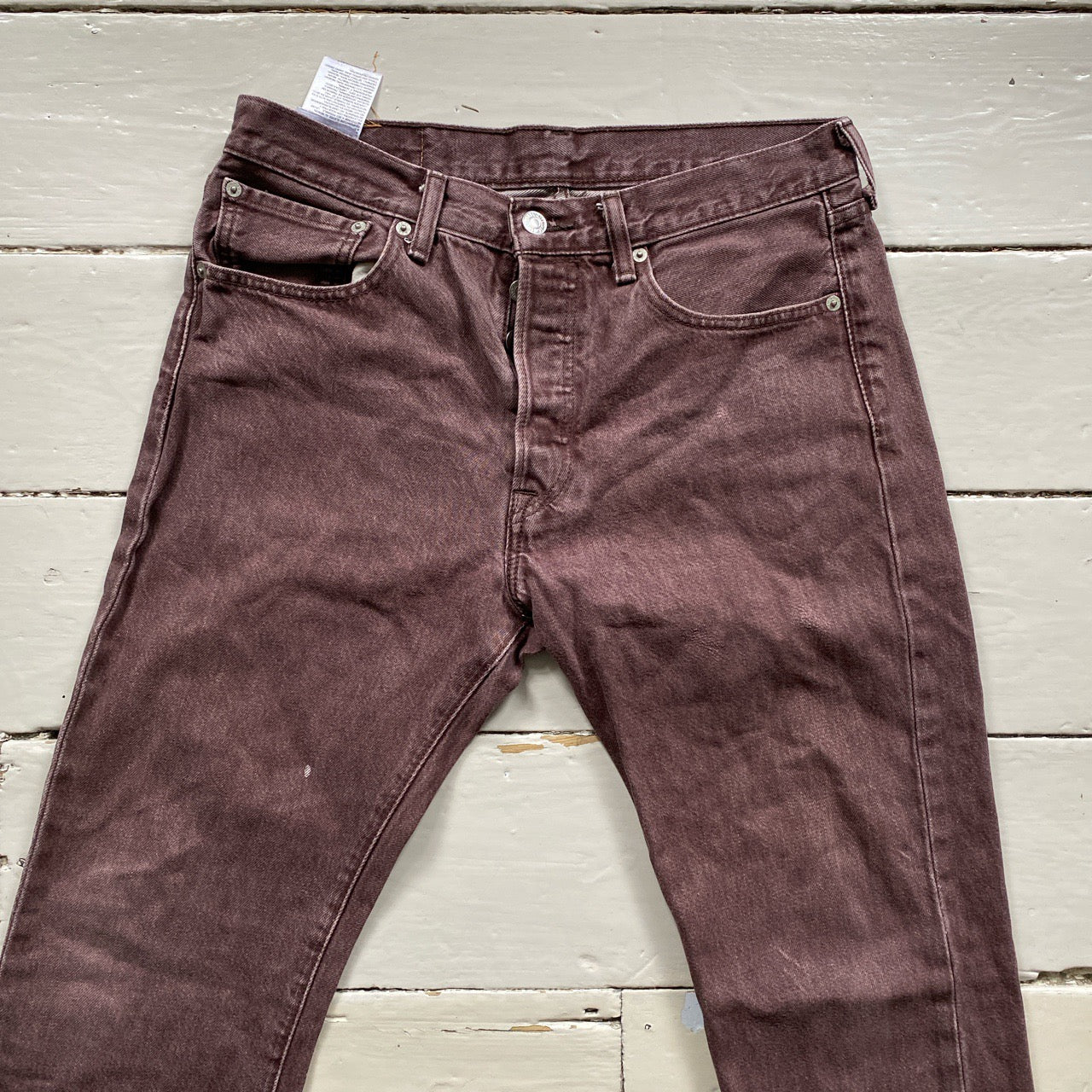 Levis Brown 501 Jeans (32/30)