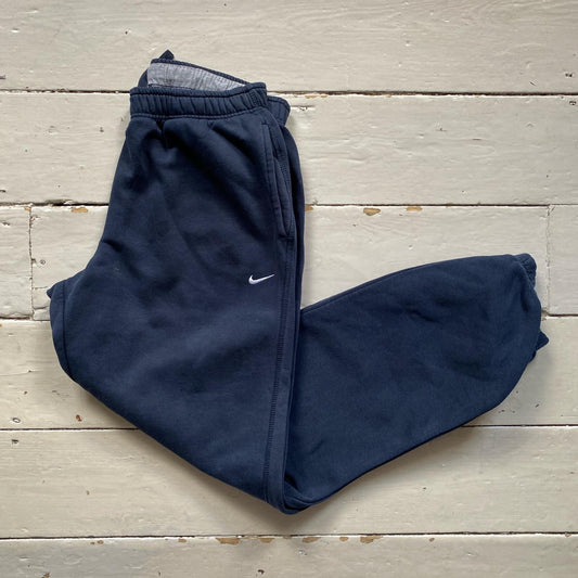 Nike Swoosh Navy Joggers (Large)