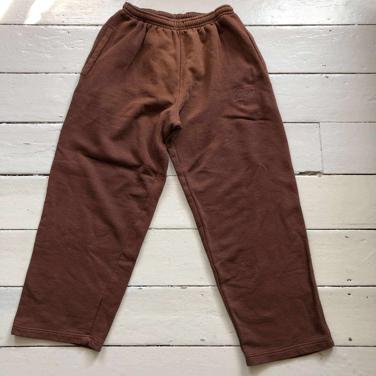 Raw Blue Brown Vintage Joggers (Large)